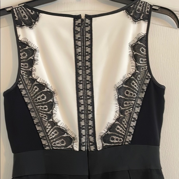 WHBM lace tuxedo fit and flare dress size 00 - Picture 4 of 8